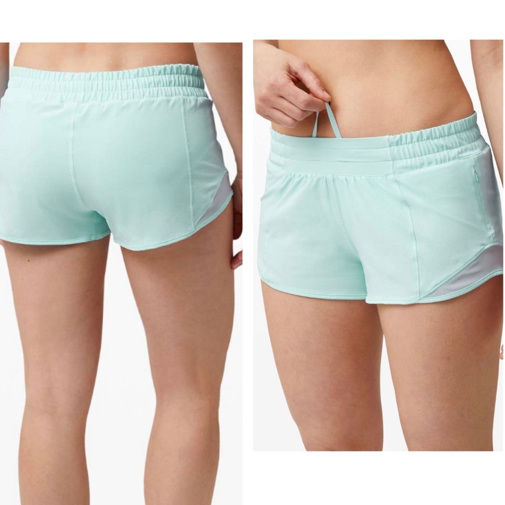 Lululemon Hotty Hot Short II 2.5” Blue Glow Light Baby Blue Running Short W7AW9R